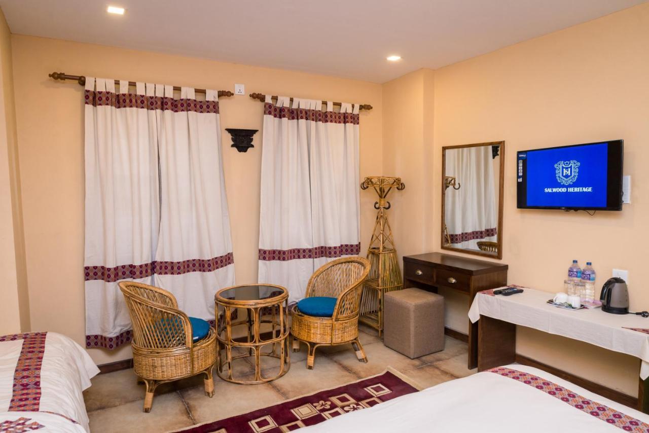 ซัลวูด เฮอริเทจ Hotel กาฐมาณฑุ ภายนอก รูปภาพ